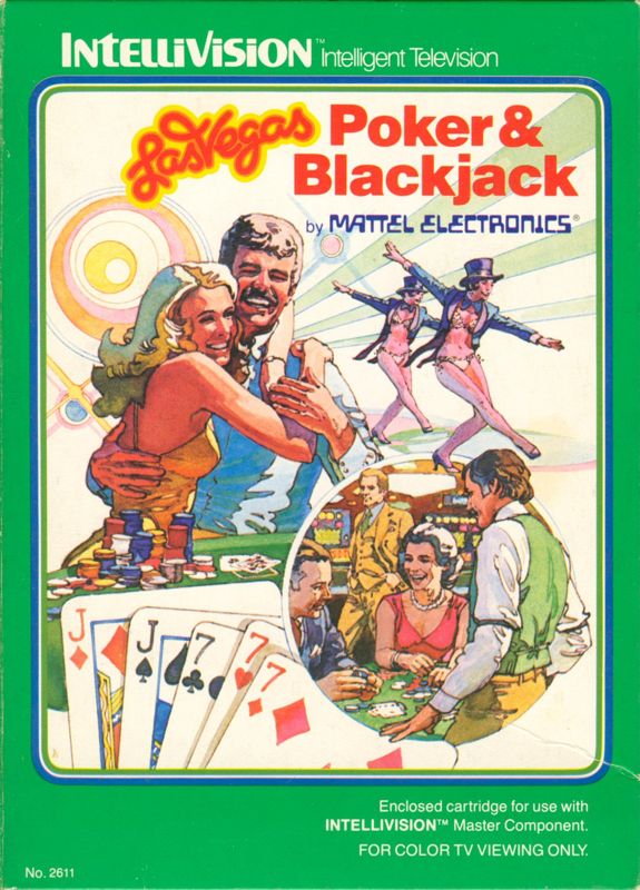 Las Vegas Poker & Blackjack box art for Intellivision